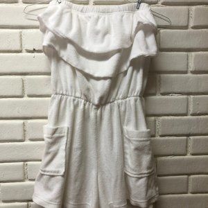 Vintage Terrycloth Swimsuit Cover Up/Romper(1970s)